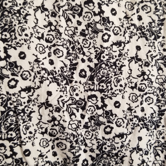 GOODFELLOW BLACK & WHITE ARTISTIC ABSTRACT PRINT MEN'S BUTTON DOWN SHIRT SIZE L - Picture 7 of 10